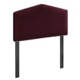 thumbnail image 2 of Cosette Performance Velvet Twin Size Headboard in Mulberry, 2 of 8
