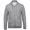 Heather Grey, variant on B&C Adults  ID.205 50/50 Full Zip Hooded Sweatshirt