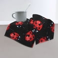 thumbnail image 6 of Fotbe Beautiful Red Ladybug Pattern Premium Towels , (27.5x16in) Lightweight and Highly Absorbent Quick Drying Microfiber Towel, Perfect for Daily Use, 6 of 6