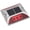 Red, variant on LED Road Reflector: Solar Power Ground Marker Lights Waterproof Outdoor Driveway Road Pathway Spike Lamps, Road Ground Light for Road Highway Sidewalk Deck Dock,Driveway,Garden (Red+Blue)