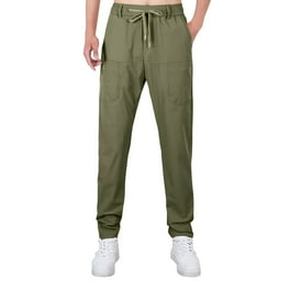 ゆっきー Victorious Men's Scrunch Stacked Biker Twill Jogger Pants