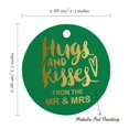 thumbnail image 6 of Inkdotpot Pack Of 50 Real Gold Foil Paper Tags Hugs & Kisses From The Wedding Favor Hang Tags, 6 of 6