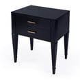 thumbnail image 1 of Butler Specialty Company Kai Table d'Appoint à 2 Tiroirs - Réglisse Noire, 1 of 8