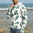 thumbnail image 7 of Mens UPF 50+ Fishing Hoodie Long Sleeve UV Protection Hoodie Rash Guard with Thumb Holes for Swimming Running Hiking Boating, 7 of 7