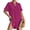 Purple Red, variant on Shine Up Women Swimsuit Cover-ups Button Down Shirt Dress Summer Tops Bathing Suit Coverup