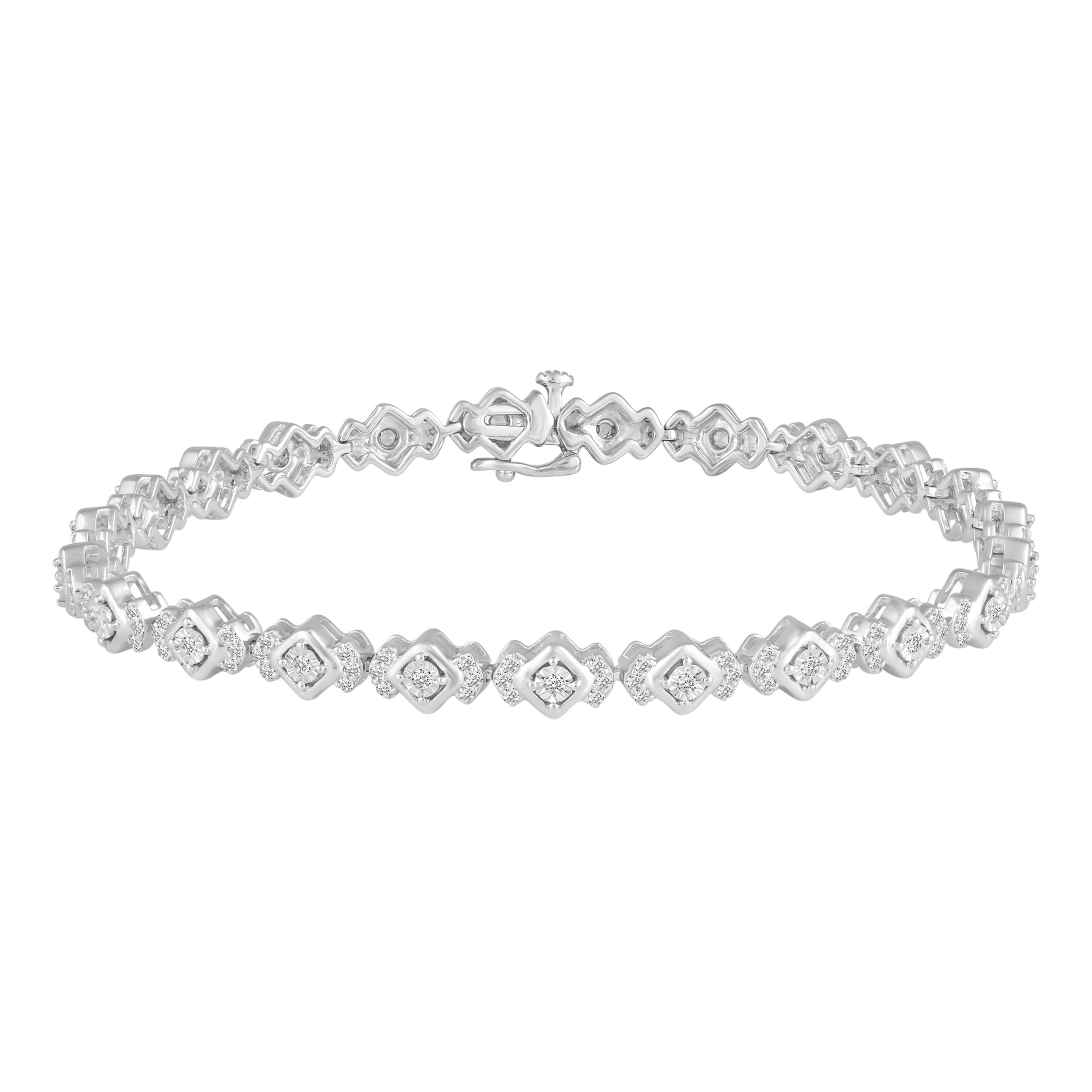 1 Carat Diamond Tennis Bracelet 925 Sterling Silver by Fifth and Fine
