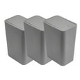 thumbnail image 2 of Press Garbage Bin with Flip Cover, 3-Pack Space-Saving Trash Cans for Kitchen, Bathroom, Office - Silent Press Lid, Odor-Proof, Waterproof Design, 2 of 8