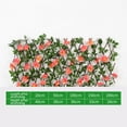 thumbnail image 2 of Treillis Extensible Charmant avec Fleurs Artificielles pour Intimité de Jardin, 2 of 8