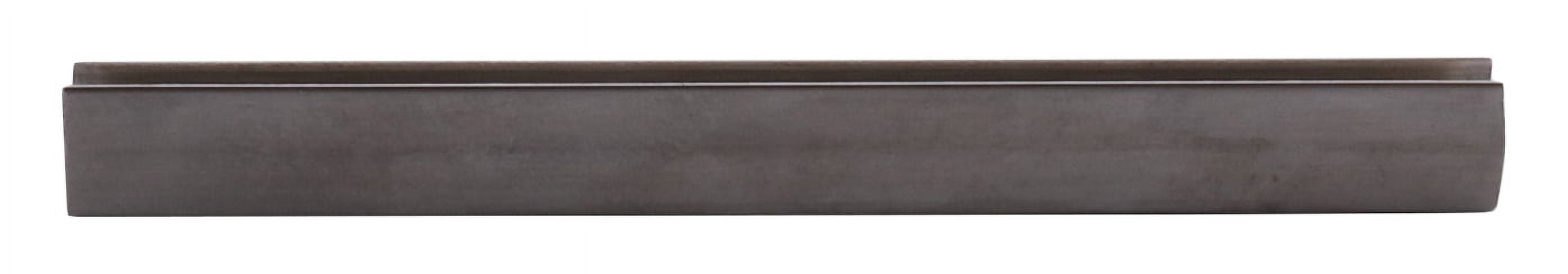 CRL SAC14BS98 Brushed Stainless 1/4" Radiused Back U-Channel - 98" Stock Length