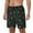 Black, variant on Golden line fox pattern Mens Swim Trunks with Compression Liner Stretch Beach Shorts Quick Dry with Zipper Pockets No-Chafing Board Shorts-Small