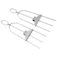 thumbnail image 1 of Brochette en Métal, Acier Inoxydable Réutilisable 3 Broches pour Barbecue, 1 of 7
