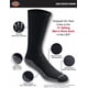 thumbnail image 2 of Dickies Dri-tech Calcetines deportivos con control de humedad para hombre, paquete múltiple, color negro (6 pares), talla de zapato: 6-12, 2 of 5