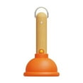 thumbnail image 4 of Rechargeable Sleep Night Lamp Funny Toilet Plungers Shape Night Light Enduring, 4 of 9