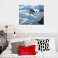 thumbnail image 4 of Nawypu Poster Landscape Oregon Coast Cannon Beach Poster Wall Art Canvas Print Home Decor Gifts and Framed Hanging, 4 of 4