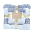 thumbnail image 3 of Xuniizn Bath Towel and Wash Cloths Set: 1xHand Towel,1xBath Towel, 100%Polyester, Highly Absorbent & Fade Resistant, 3 of 10