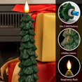 thumbnail image 2 of Lamp Homemory, 3 velas LED verdes para árbol de Navidad, 25 cm, 2 of 7