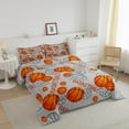 thumbnail image 3 of Erosebridal Sports Basketball Comforter Sets Twin Size,Orange and Grey Comforters Duvets,Reversible,Teen Men, 3 of 7