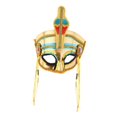 thumbnail image 2 of Disfraz egipcio Accesorio de disfraz egipcio Rave Halloween Faraón Tocado máscara 23x22cm jinwen Tocado egipcio, 2 of 8