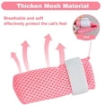 thumbnail image 2 of Cat Boots,paw Covers Anti-Scratch Cat Foot Covers for Cats Adjustable Mesh Cat Claw Protectors Non-Slip Breathablesuitable for Family Pet Cat Bathing and Nail Cutting (4 Pieces) (m, Pink), 2 of 14