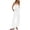 White, variant on Womens Casual Strapless Jumpsuits off Shoulder Long Wide Leg Pants Drawstring One Piece Jumpsuit with Pockets White
