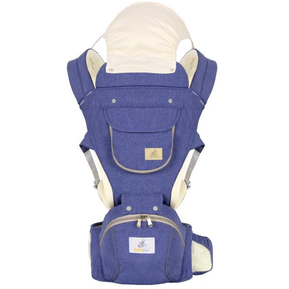 Generic Baby Carrier,Hands Free Baby Carrier for Infant Newborn,Easy to Wear, Lightweight, Breathable Toddlers Infant Wraps,7-35lb,Black