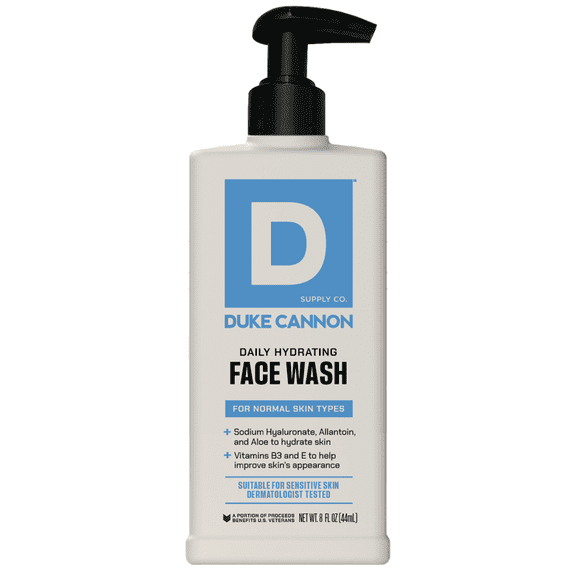 Duke Cannon Supply Co. Daily Hydrating Face Wash for Men, 8 fl oz