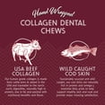 thumbnail image 4 of Icelandic+ Collagen Dental Chew: Beef & Cod Skin - 4" Dog Treat Stick, Hand-Wrapped Fish, 2 Ingredient Pet Snacks, Dental Health, Rawhide Alternative, 4 of 7