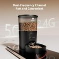thumbnail image 5 of Automatic Cat Feeder, 5G WiFi Cat Food Dispenser with APP Remote Control, Pet Dry Food Smart Feeder, Programmable Timed Feeding, Dual Power Supply, 1-10 Meals Per Day, Desiccant Bag, Small pets, 5 of 8