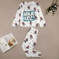 thumbnail image 3 of Ninja TV Kidz Pajama Suit Sleepwear Long Sleeve Pants And Tops 2-Piece Paj Set Jams, 3 of 8