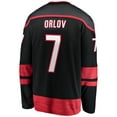 thumbnail image 3 of Men's Fanatics Dmitry Orlov Black Carolina Hurricanes Home Breakaway Jersey, 3 of 3