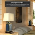 thumbnail image 5 of 23" Blue Indian Elephant Table Lamp, 5 of 6