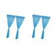 thumbnail image 2 of Billuyoard Cortina de cocina de 2 paneles, cortina de gasa transparente para puerta y ventana, color azul oscuro - 200x200cm 2piezas Cielo azul 100 x 270 cm 2 piezas, 2 of 6