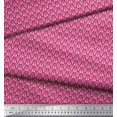 thumbnail image 2 of Soimoi Poly Georgette Fabric Leaves Small Decor Fabric Printed Yard 42 Inch Wide, 2 of 3