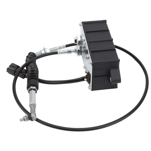 Excavator Throttle Motor, 1.2m Wire Length Corrosion Proof Excavator Accel Actuator Easy To Install Alloy Steel For Upgrade ANGGREK Throttle Motor for SANY