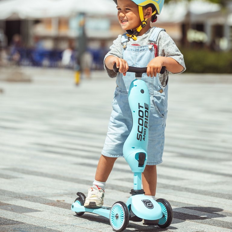 Scoot & Ride 2-in-1 Ride-On & Stand Scooter, Ages 1-5, Highwaykick