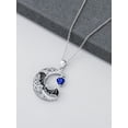 thumbnail image 3 of Dorunmo Bat Necklace for Women 925 Sterling Silver Halloween Necklace with Blue Zircon Bat Pendant Halloween Jewelry Gift, 3 of 6