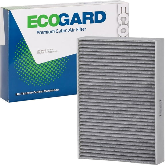 ECOGARD XC12029C Premium Cabin Air Filter with Activated Carbon Fits 2020-2025 Land Rover Range Rover Evoque, Discovery Sport, 2021-2024 Jaguar E-Pace