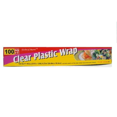 New 805740 Clear Plastic Wrap 100Sq Ft (24Pack) Foil & Wrap Cheap