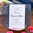 thumbnail image 3 of 10 Pcs Cartes d'Invitation en Papier Perlé pour Mariage Anniversaire Fête, 3 of 9