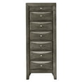 thumbnail image 2 of Glory Furniture Marilla 7-Drawers Bedroom Lingerie Chest in Gray, 2 of 8