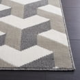 thumbnail image 4 of SAFAVIEH Pyramid Agatha Geometric Area Rug, Gray/Ivory, 8' x 10', 4 of 8