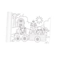 thumbnail image 2 of HOMYL Coloring Paper Roll Educational Toys Children Drawing Roll for Kids Children Pastoral pasture, 2 of 8