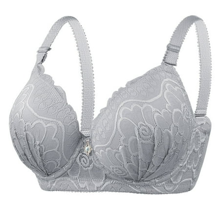 Women s Lace Push-Up Bra Sexy Floral Underwire Lingerie with Adjustable Straps and Comfort Fit