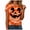 Orange, variant on CFXNMZGR Summer Halloween Halloween Oversized Shirts for Women Spooky Season T-Shirt Halloween Pumpkin Costume Ghost Fall Tees Top (Orange,M)