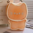 thumbnail image 6 of OutmaxHome Toast Breath Plush Throw Pillow, Cute Small Cat Shape Stuffed Pillow, for Home Decoration or Gift for Women Men, 6 of 8