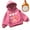 Pink, variant on WOYY Toddler Girls' Hoodie Casual Hearts Print Hooded Sweatshirt, Sizes 4-5T