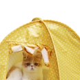 thumbnail image 2 of Polyester Kitty Pets Camping Tent House Foldable Bed Water Resistent Durable Cute Polka Dots Cave, 2 of 4