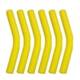 thumbnail image 1 of Trayknick Straw Covers Silicone Straw,Tips Flexible Reusable Food Grade Straw Covers Elbow Straw Replacement Tip for Hydraflow Stainless Steel Straws 6PCS, 1 of 12
