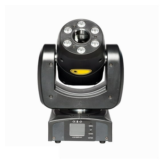 6X10W LED 2W Full Color RGB Moving Head Light DMX Scanning Pattern Effect Projector DJ Disco Stage Wedding