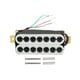 thumbnail image 1 of Pastilla de guitarra eléctrica de doble bobina precableada Humbucker de bajo ruido y alta salida para Cuello Blanco, 1 of 9